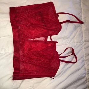 Victoria’s Secret cherry red corset size small NWT